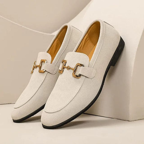 Nero - Wildleder Slipper mit Metallverschluss