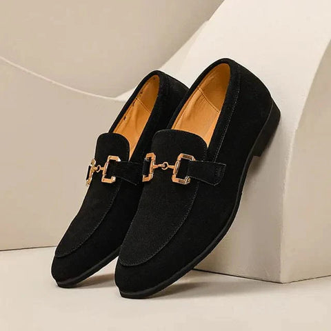 Nero - Wildleder Slipper mit Metallverschluss