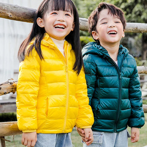Luca Leichter Daunenjacke für Kinder - Warm und Lässig für den Herbst und Winter