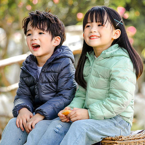 Luca Leichter Daunenjacke für Kinder - Warm und Lässig für den Herbst und Winter