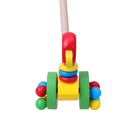 Dino Pusher Spielwagen für Babys - Pädagogisches Holzspielzeug für die Kleinen