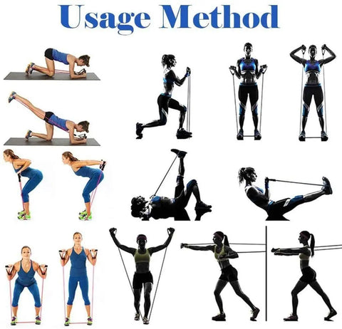FlexFit Widerstandsbänder Set – Für Krafttraining und Flexibilität
