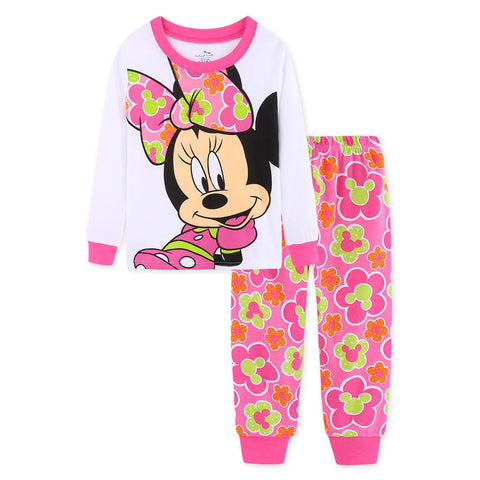 Lotte Prinzessinnen Pyjama Set für Kinder - Minnie Mouse Zweifarbige Pyjama Set