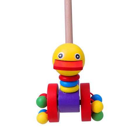 Dino Pusher Spielwagen für Babys - Pädagogisches Holzspielzeug für die Kleinen