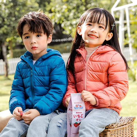 Luca Leichter Daunenjacke für Kinder - Warm und Lässig für den Herbst und Winter