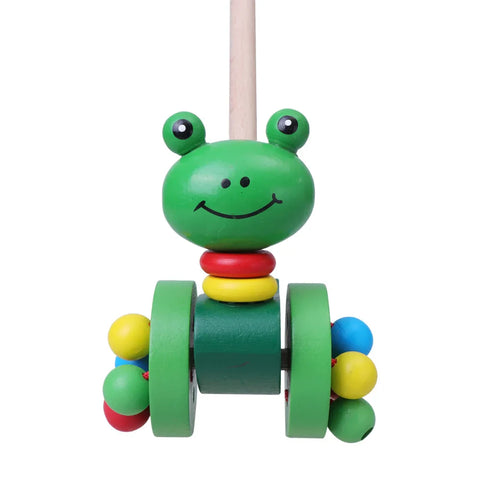 Dino Pusher Spielwagen für Babys - Pädagogisches Holzspielzeug für die Kleinen