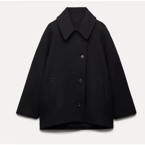 Moderne Chic-Jacke - Elegante Oversized-Jacke für stilvolle Tage