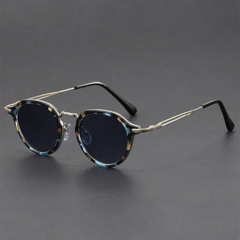 Vintage Runde Sonnenbrille für Herren – Stilvoll und Schützend