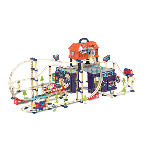 Abenteuerliche Eisenbahn-Spielset – Endloser Bau-Spaß für Kinder