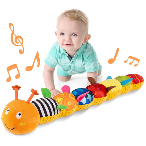 Musikalische Raupe Kuscheltier - Interaktiv und Weich