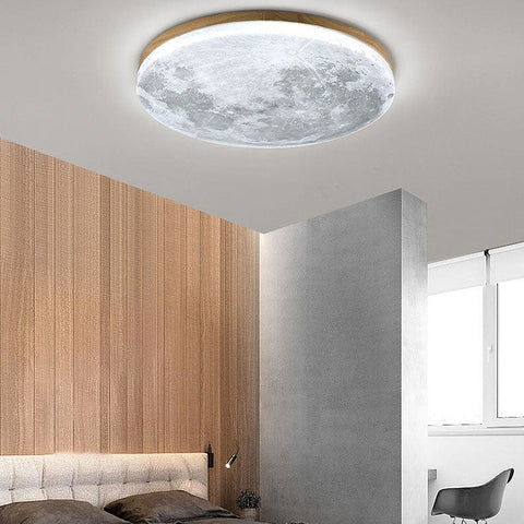 LunarGlow Deckenlampe – Beruhigende Mondbeleuchtung für jedes Interieur