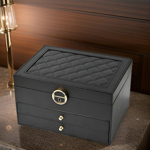 Luxe Mehrschichtige Schmuckbox – Stilvoller & Nachhaltiger Organizer