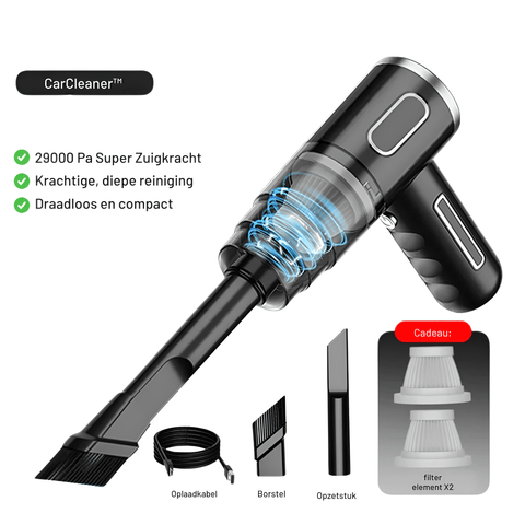 PowerCleaner - Drahtloser Auto-Staubsauger