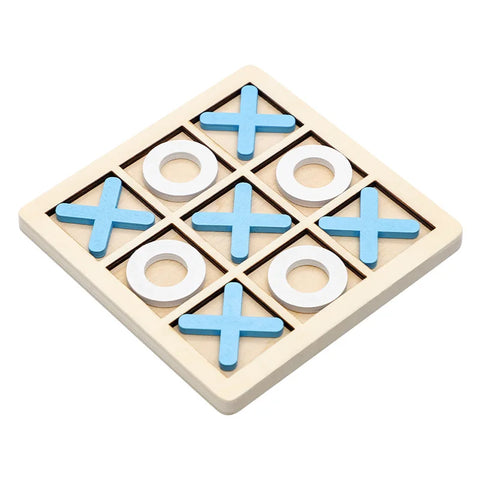 Holz Tic Tac Toe Spiel - Spaß & Strategie