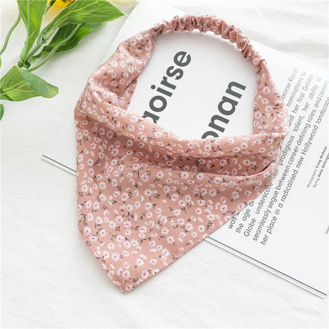 2022 Sommer Vintage Blumen Bandana – Stilvolle Haaraccessoires für Frauen und Mädchen