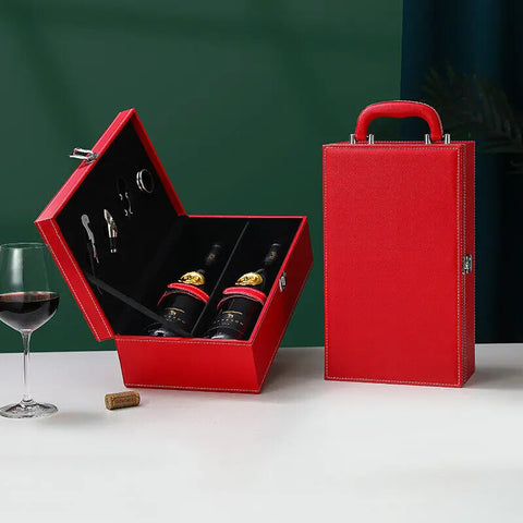 Luxe Weinbox - Stilvolle Aufbewahrung für Wein und Zubehör