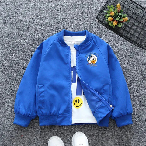 Babyjacke mit Donald Duck Druck – Perfekte Windjacke für Frühling und Herbst