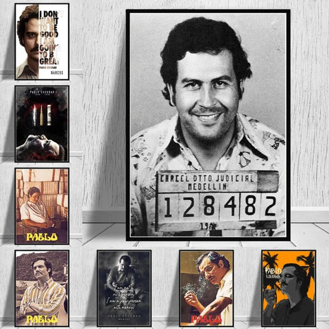 Pablo Escobar Gemälde - Ikonische Kunst für Zuhause