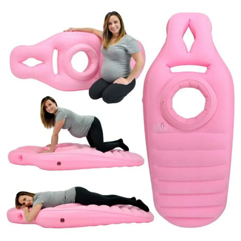 Aufblasbares Schwangerschaftskissen und Yogamatte – Ideal für Komfortable Nächte und Unterstützung