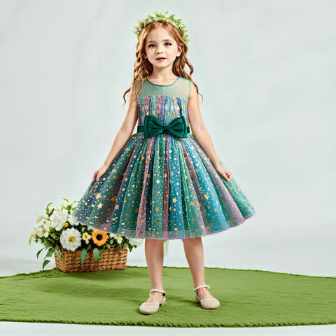 Lieveke Magische Tutu Kleid - Buntes Verzaubertes Kleid für Feste