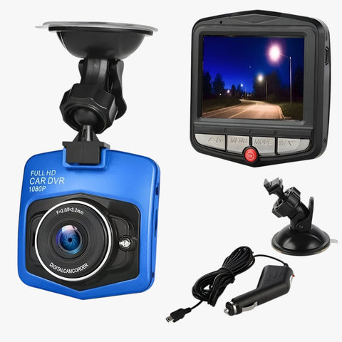Kompakte 1080p HD Dashcam – Nachtsicht mit Loopaufnahme