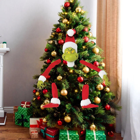 Grinch Weihnachtsdekoration Puppe - Für Kreativen Festlichen Spaß