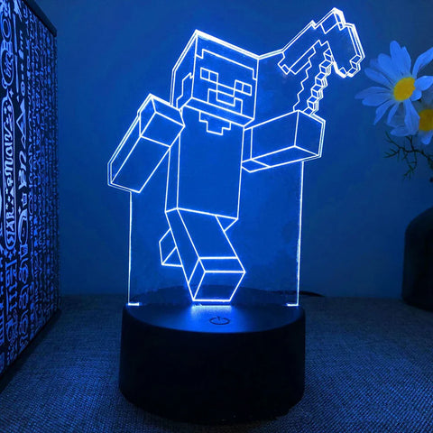 Vielfältige LED-Spielcharaktere Lampe - Verspielt Beleuchtung für Gamer