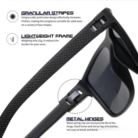 AquaShield Polarisierte Sonnenbrille 3-Pack – Geschützt und Stilvoll
