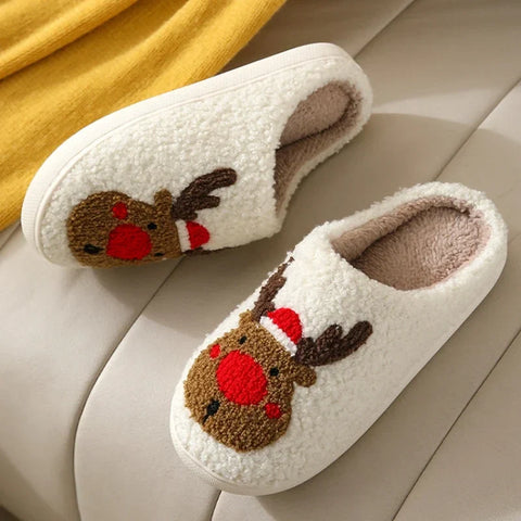 Rentier Kuschelpantoffeln – Für Warme Füße und Eine Festliche Stimmung