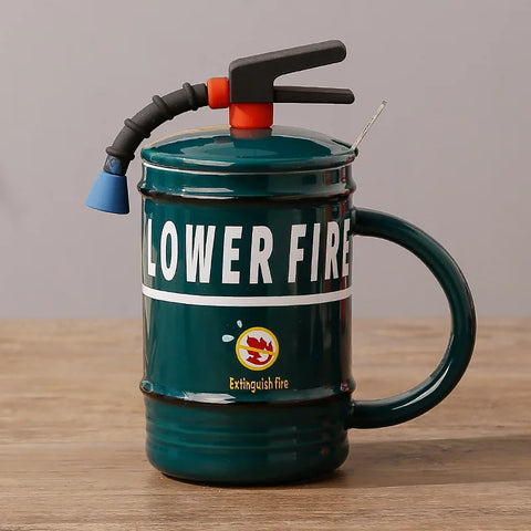 Kreative Feuerlöscher Tasse - Einzigartig und Praktisch für Zuhause oder im Büro