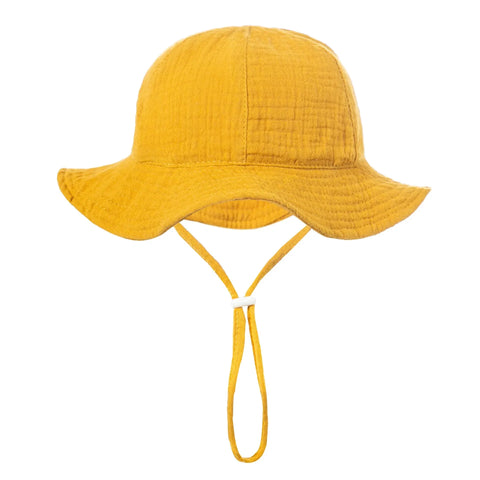 Weicher Baby Sonnenhut mit Breiter Krempe - Atmungsaktiv und Bequem für den Sommer