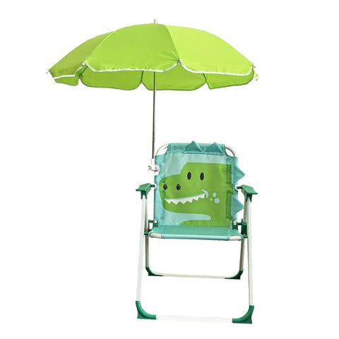 Kinderstrandstuhl mit Sonnenschutz - Zusammenklappbar und Perfekt für Camping und Garten