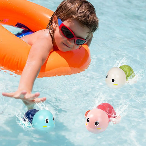 Schwimmfreund Schildkröte - Perfekter Spielkamerad für die Badewanne