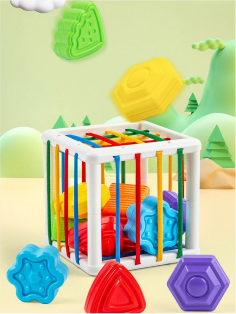 Sensorischer Formenwürfel Spielset – Entwicklung motorischer Fähigkeiten für Babys