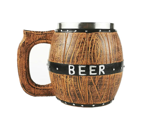 Deutsche Holzfass Bierkrug - Authentisches und Verspieltes Trinkerlebnis