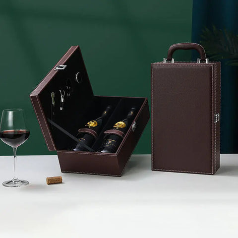 Luxe Weinbox - Stilvolle Aufbewahrung für Wein und Zubehör