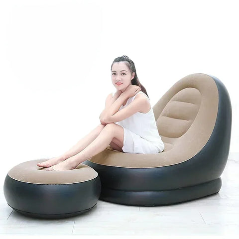 Aufblasbare Lazy Couch – Bequeme Faltbare Sofa für Innen- und Außenbereich
