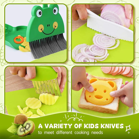Fröhliches Kinderküchenset - Kreatives Kochen für junge Chefs