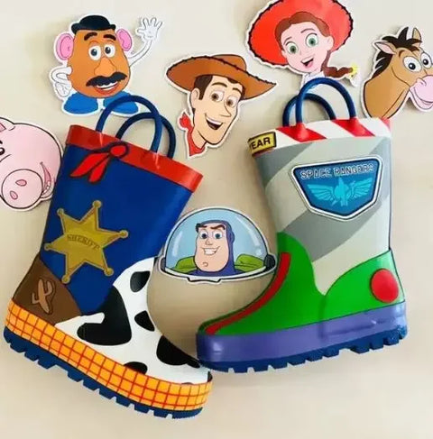 Kinderfreundliche Toy Story Gummistiefel mit Rutschfester Sohle - Bequem und Wasserdicht