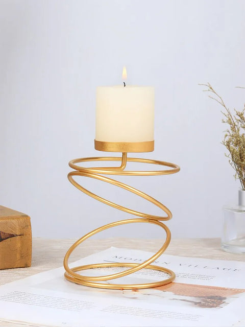 Eleganter Spiral Kerzenhalter – Für ein stilvolles und gemütliches Zuhause