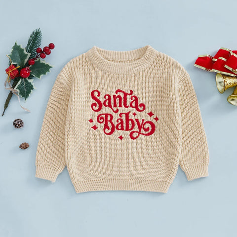 Santa Baby Pullover für Kinder - Festliche Wärme