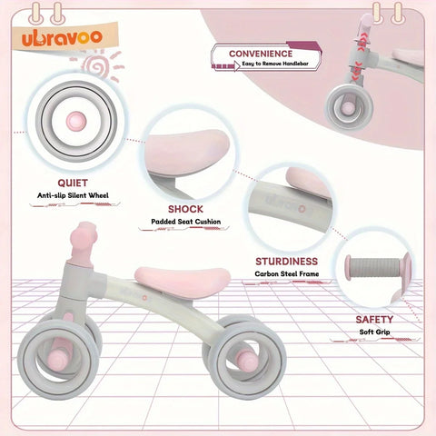 Süßes Balancebike für Babys - Für Spaß und Entwicklung