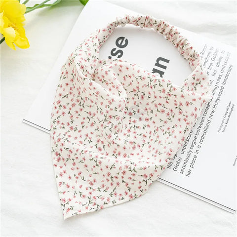 2022 Sommer Vintage Blumen Bandana – Stilvolle Haaraccessoires für Frauen und Mädchen