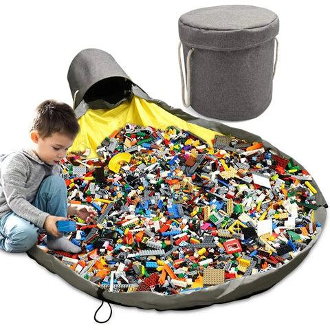 LEGO Aufbewahrungstasche und Spielmatte - Geräumig und Praktisch für Kinder