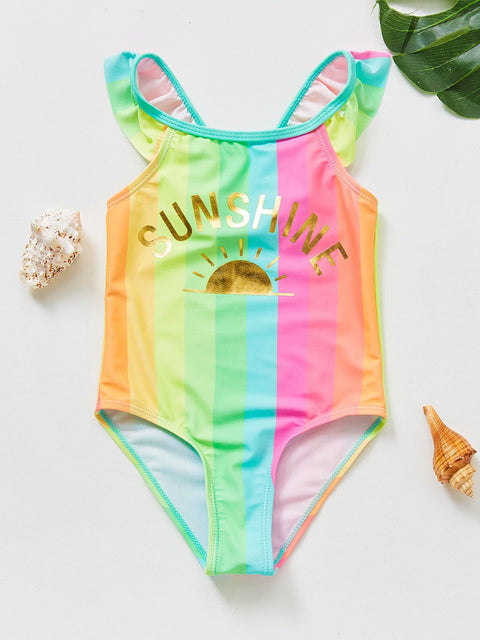 Mädchen Schwimmanzug mit Meerjungfrau und Einhorn Designs – Perfekt für Kinder von 4-8 Jahren