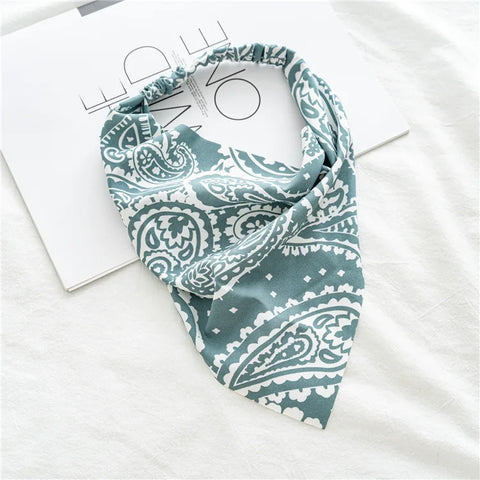 2022 Sommer Vintage Blumen Bandana – Stilvolle Haaraccessoires für Frauen und Mädchen