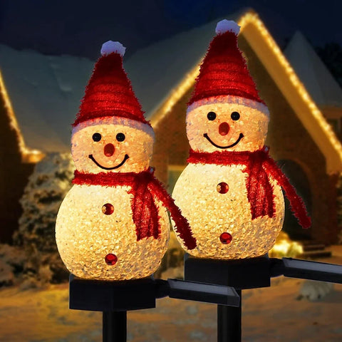 Weihnachts-Schneemann-Lampen - Verzaubernde Beleuchtung für eine festliche Atmosphäre