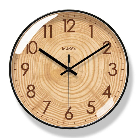 TimeWisp Holz Wanduhr – Stille und Stilvolle Zeitmessung
