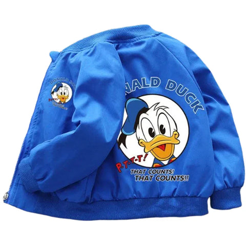 Babyjacke mit Donald Duck Druck – Perfekte Windjacke für Frühling und Herbst