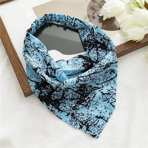 2022 Sommer Vintage Blumen Bandana – Stilvolle Haaraccessoires für Frauen und Mädchen